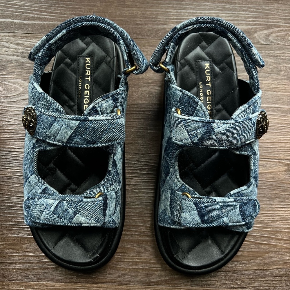 Kurt Geiger Orson Denim Dad Sandal